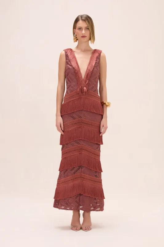 LYRA MESH MAXI DRESS made by PatBO