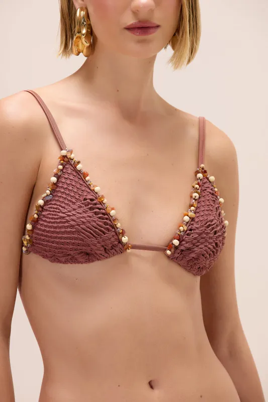 LYRA MESH BIKINI TOP made by PatBO