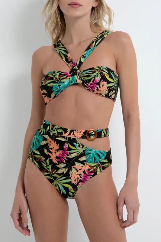 TROPICALIA OFF-THE-SHOULDER BIKINI TOP (FINAL SALE) made by PatBO
