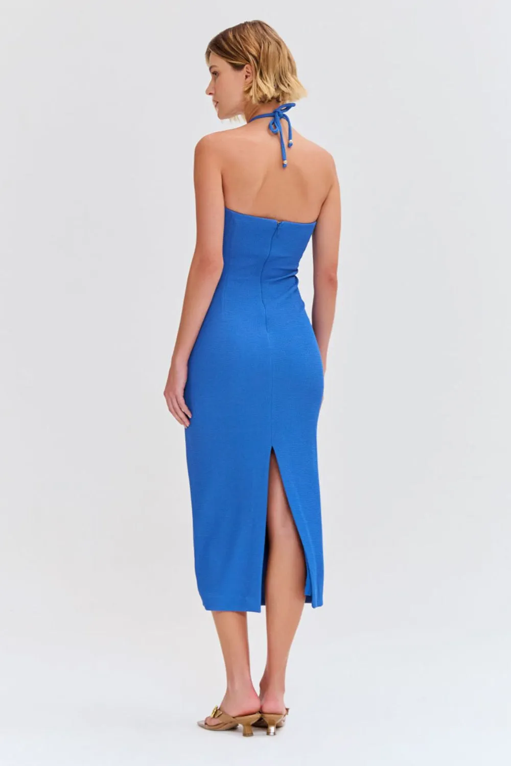 MERIAN KNIT HALTERNECK DRESS sold by PatBO product image thumbnail 3