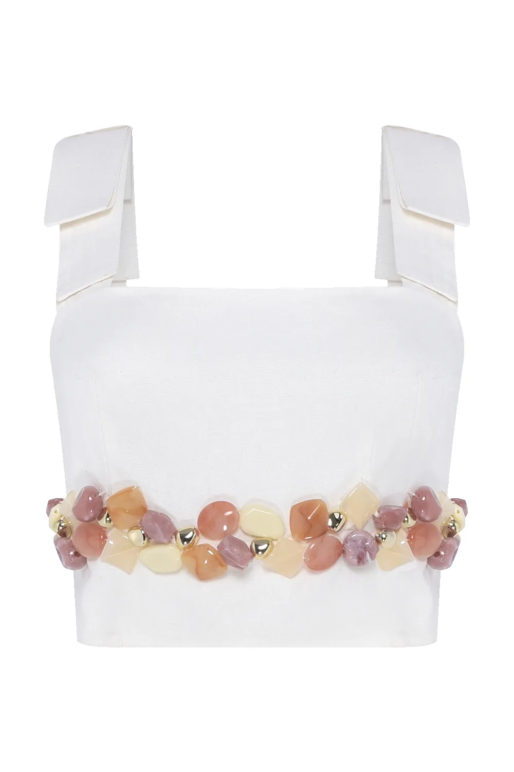 GABRIELA LINEN TOP sold by PatBO product image thumbnail 4