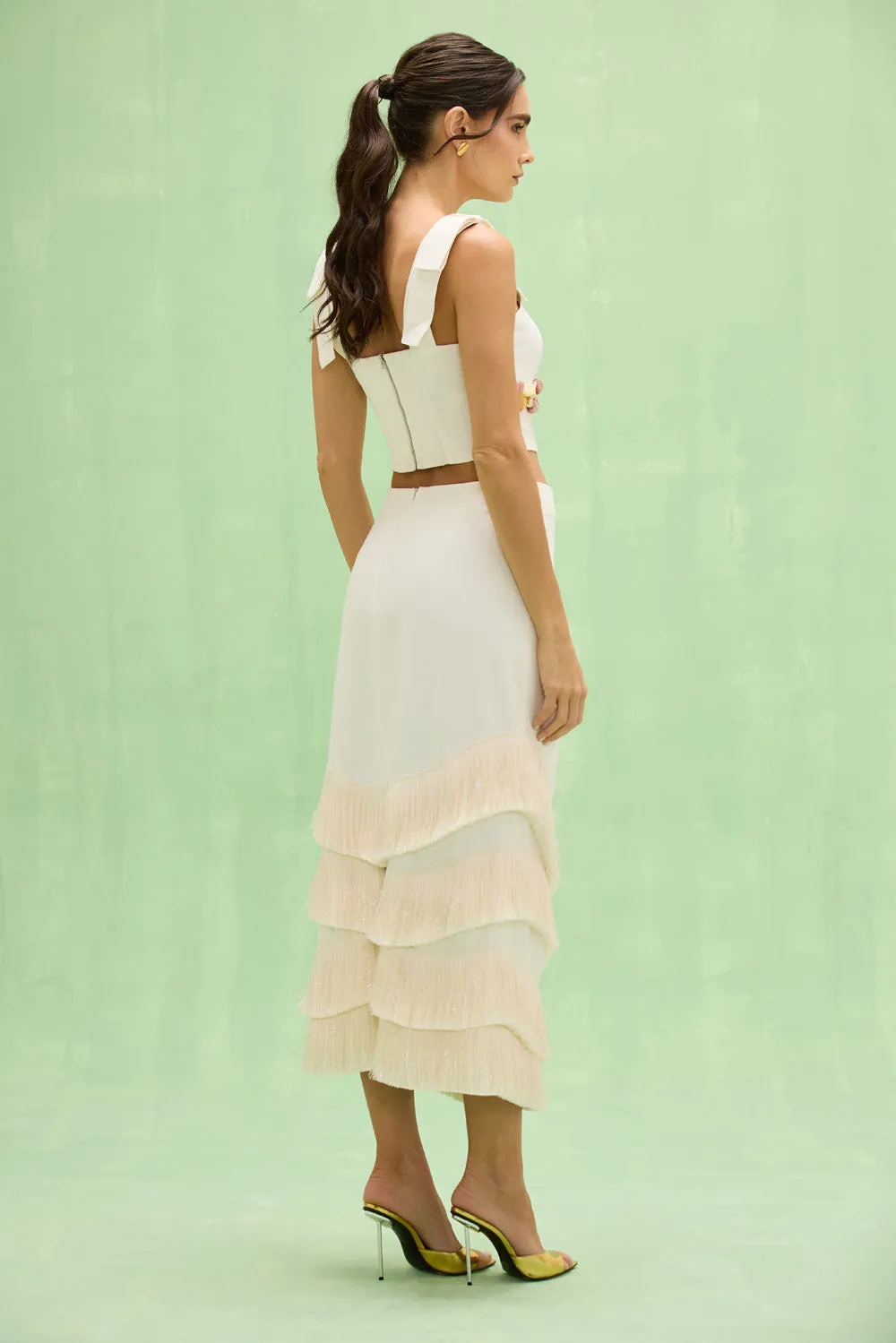 GABRIELA LINEN TOP sold by PatBO product image thumbnail 3
