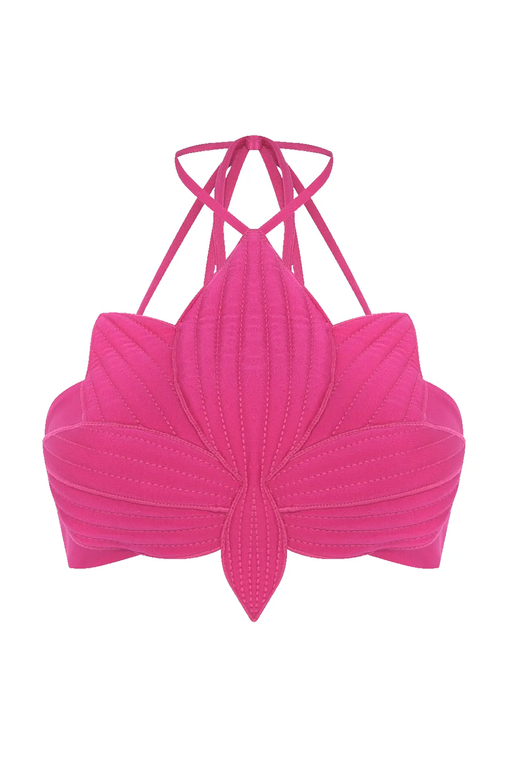 AURORA LYCRA LOTUS BIKINI TOP sold by PatBO product image thumbnail 4