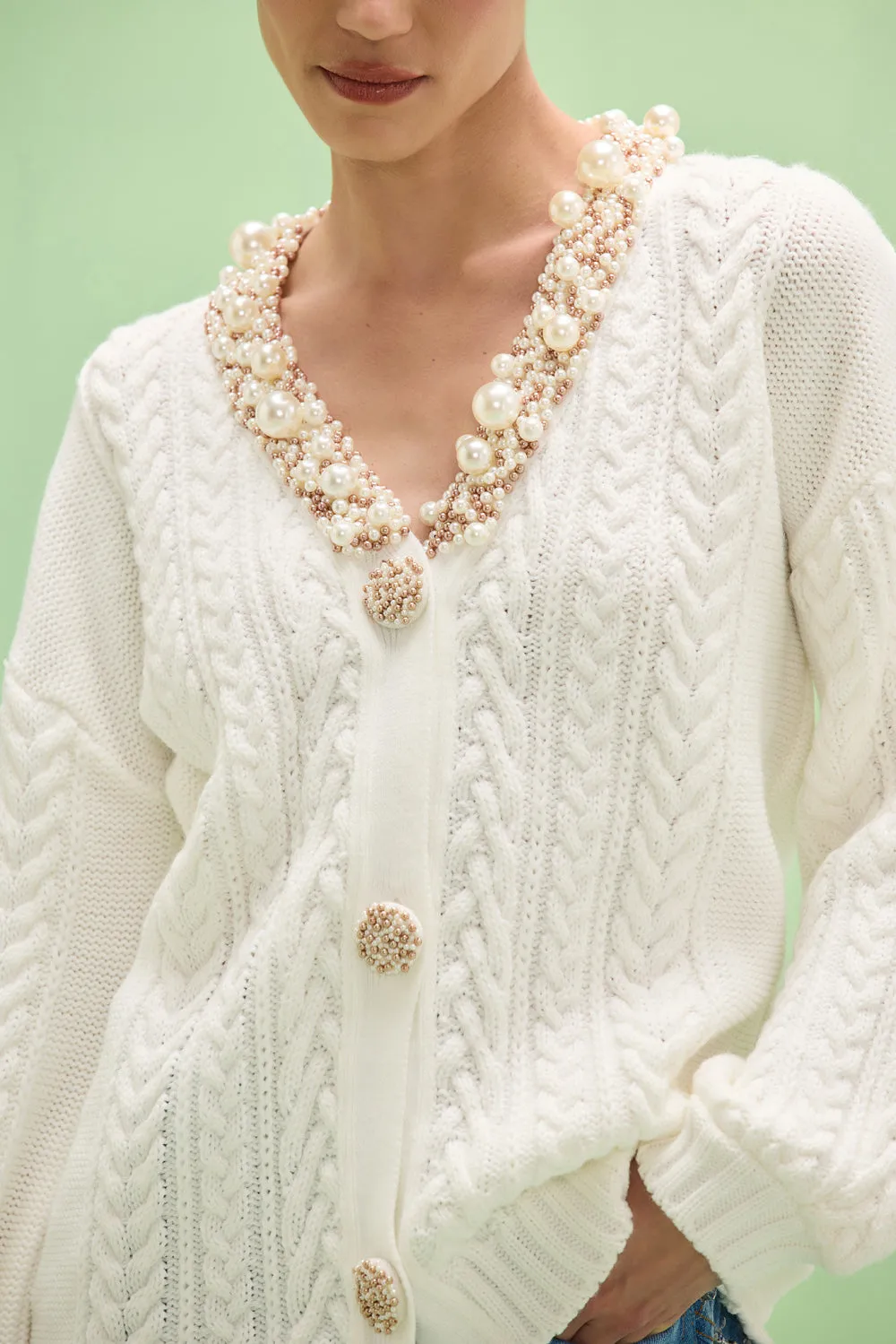 CELIA KNIT PULLOVER sold by PatBO product image thumbnail 4
