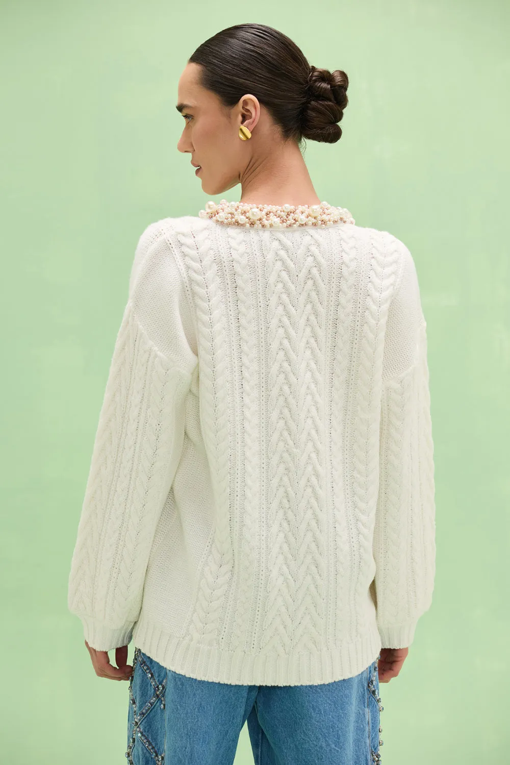 CELIA KNIT PULLOVER sold by PatBO product image thumbnail 5