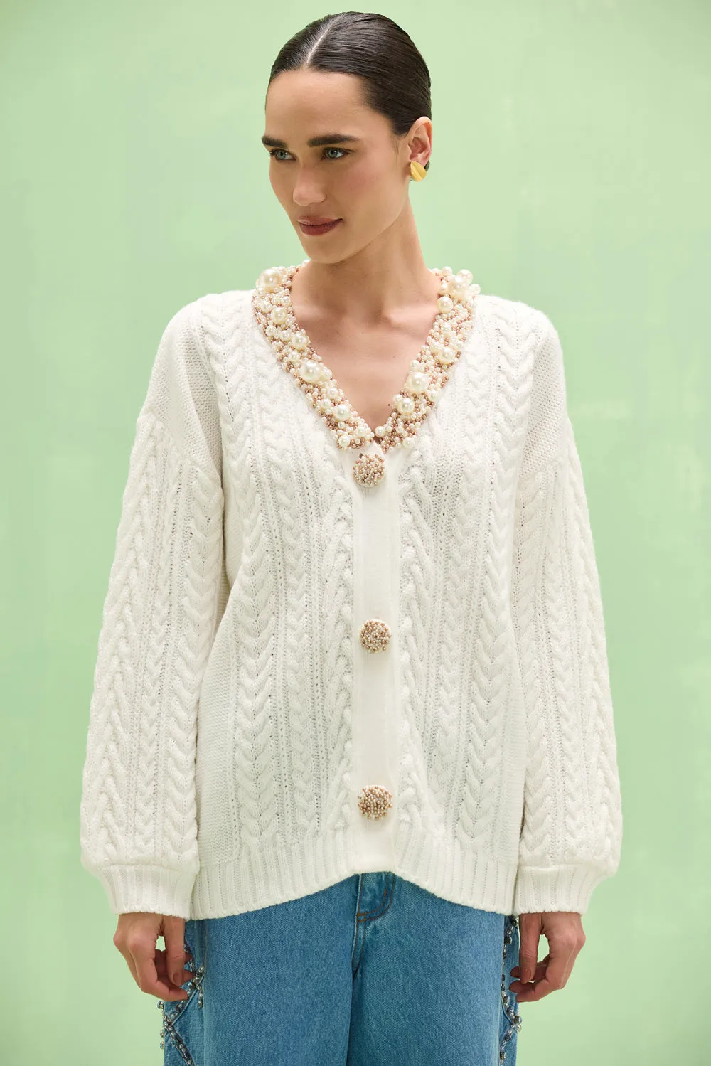 CELIA KNIT PULLOVER sold by PatBO product image thumbnail 3