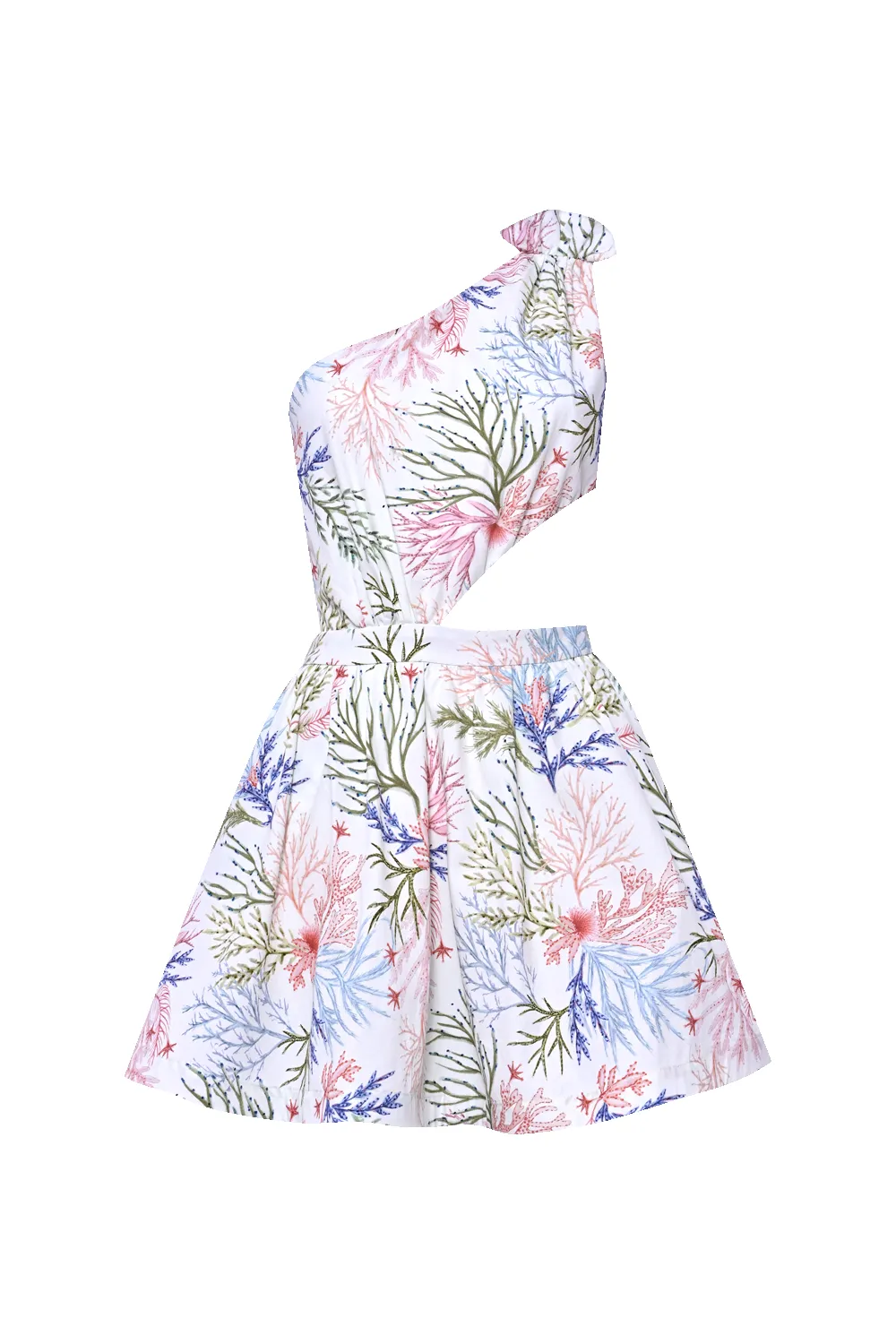 SEAWEED ONE SHOULDER MINI DRESS sold by PatBO product image thumbnail 2