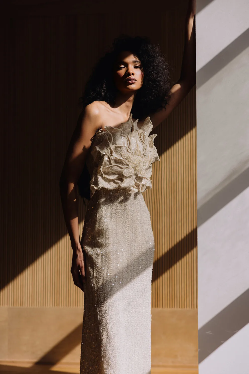 IARA CROCHET FLOWER MAXI DRESS sold by PatBO product image thumbnail 3