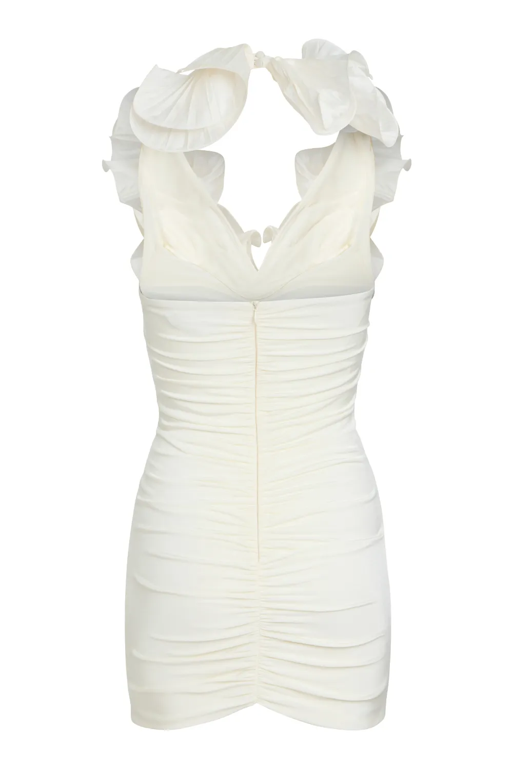 TAFFETA TARSILA RUFFLE MINI DRESS (RUNWAY) sold by PatBO product image thumbnail 5