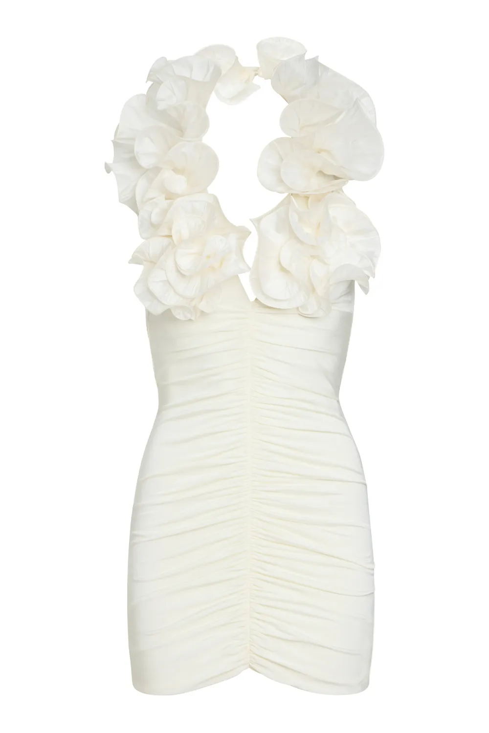 TAFFETA TARSILA RUFFLE MINI DRESS (RUNWAY) sold by PatBO product image thumbnail 2