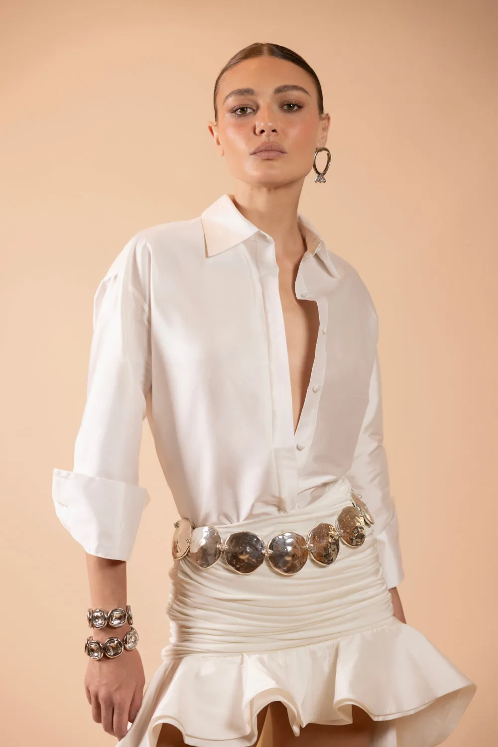 TAFFETA PATRICIA SHIRT (RUNWAY) sold by PatBO