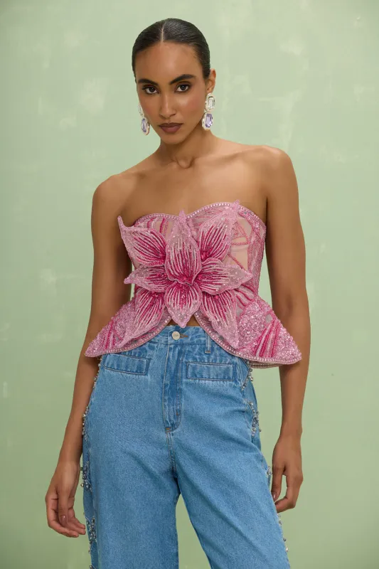 AMELIA EMBROIDERY TOP (RUNWAY) made by PatBO