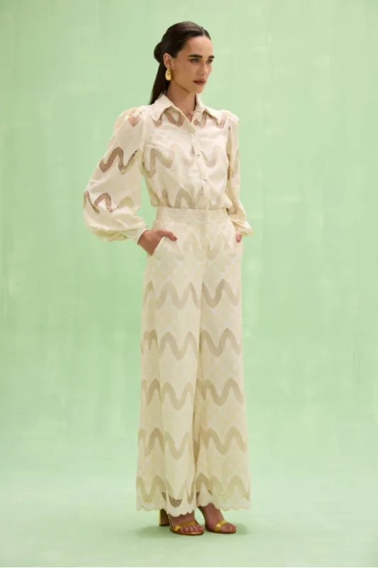 FLORA LACE PANTS made by PatBO