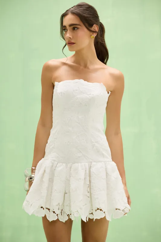 MYSIE LACE MINI DRESS made by PatBO