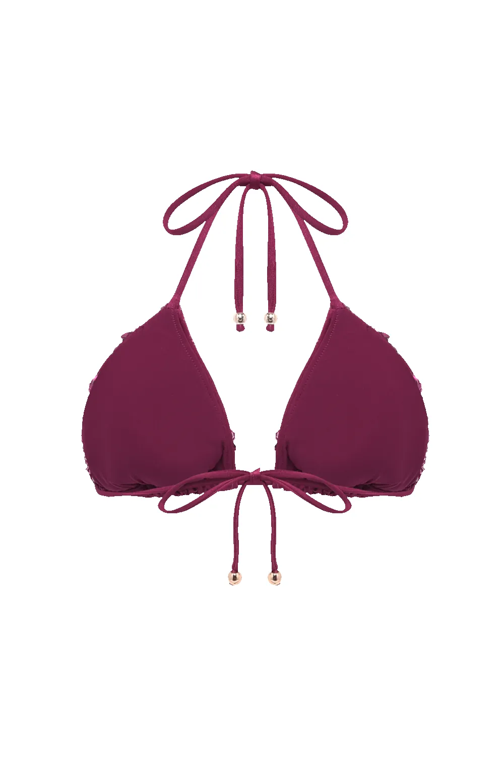 PETAL SHEEN BEADED BIKINI TOP sold by PatBO product image thumbnail 5