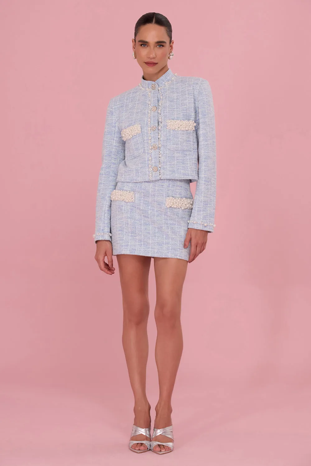 TWEED ELSA MINI SKIRT sold by PatBO product image thumbnail 2