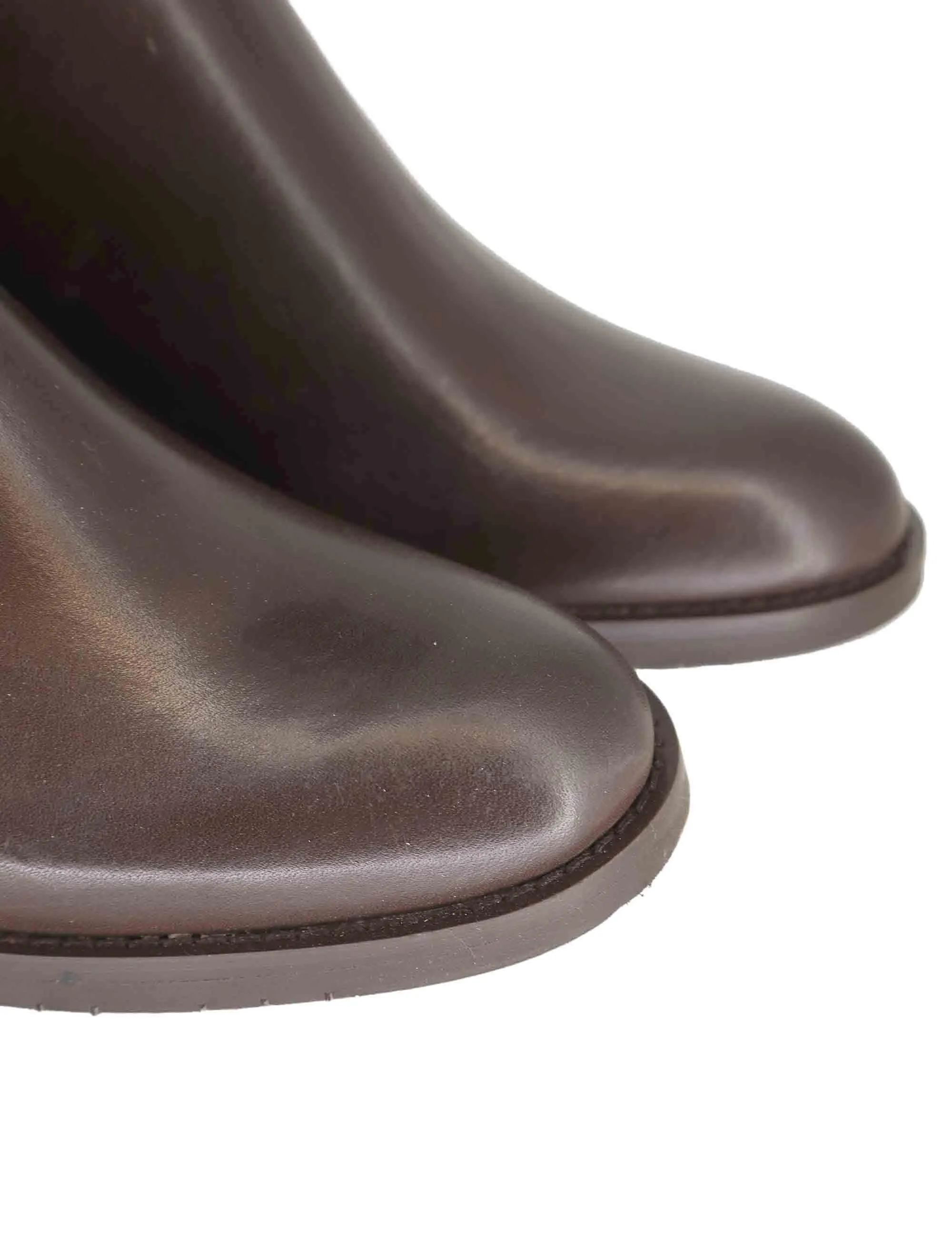 Stivali in pelle marrone con ghetta Donna SPSTE5510 014 sold by Spatarella product image thumbnail 4