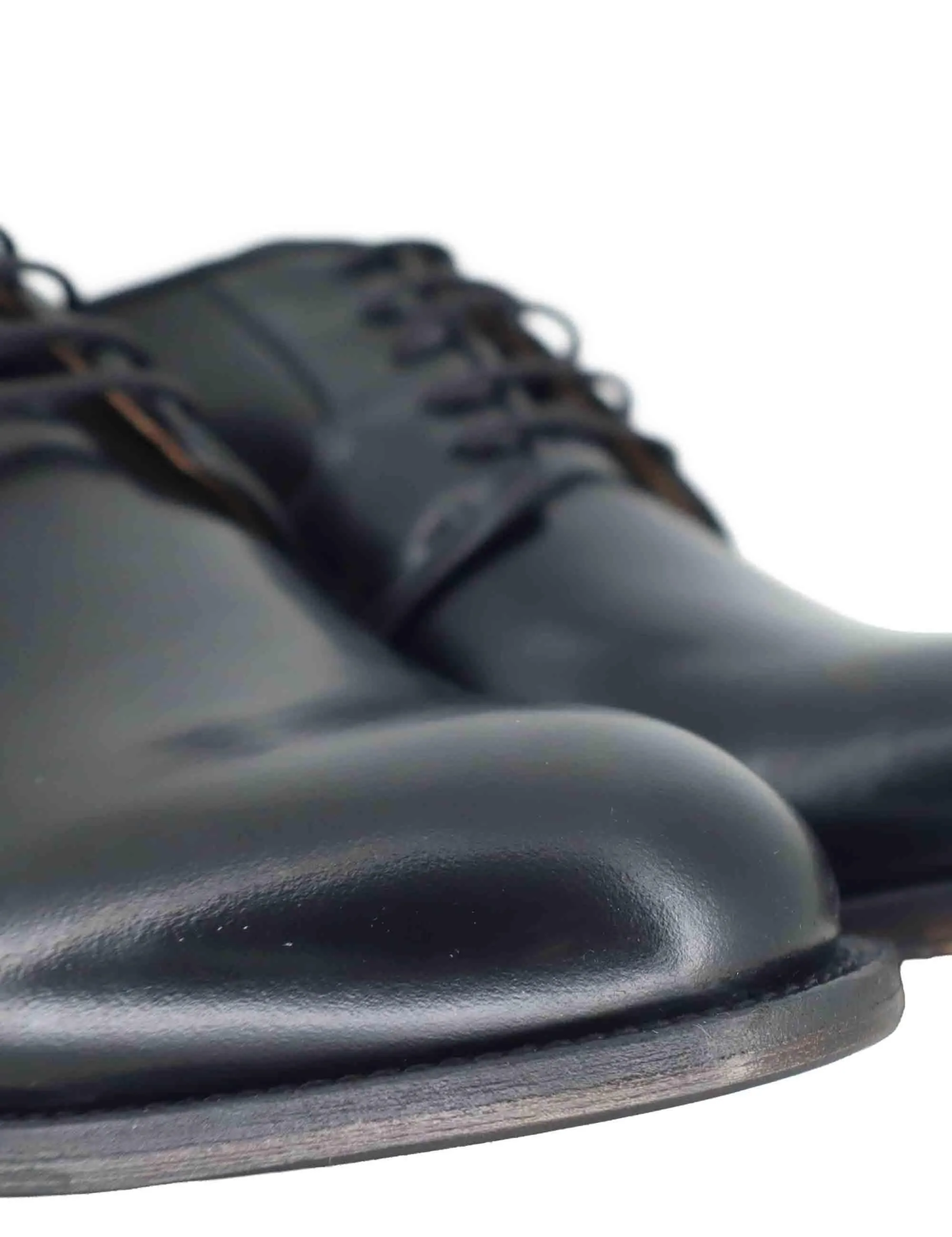 Stringate in pelle nera Uomo SPDU603 001 sold by Spatarella product image thumbnail 4