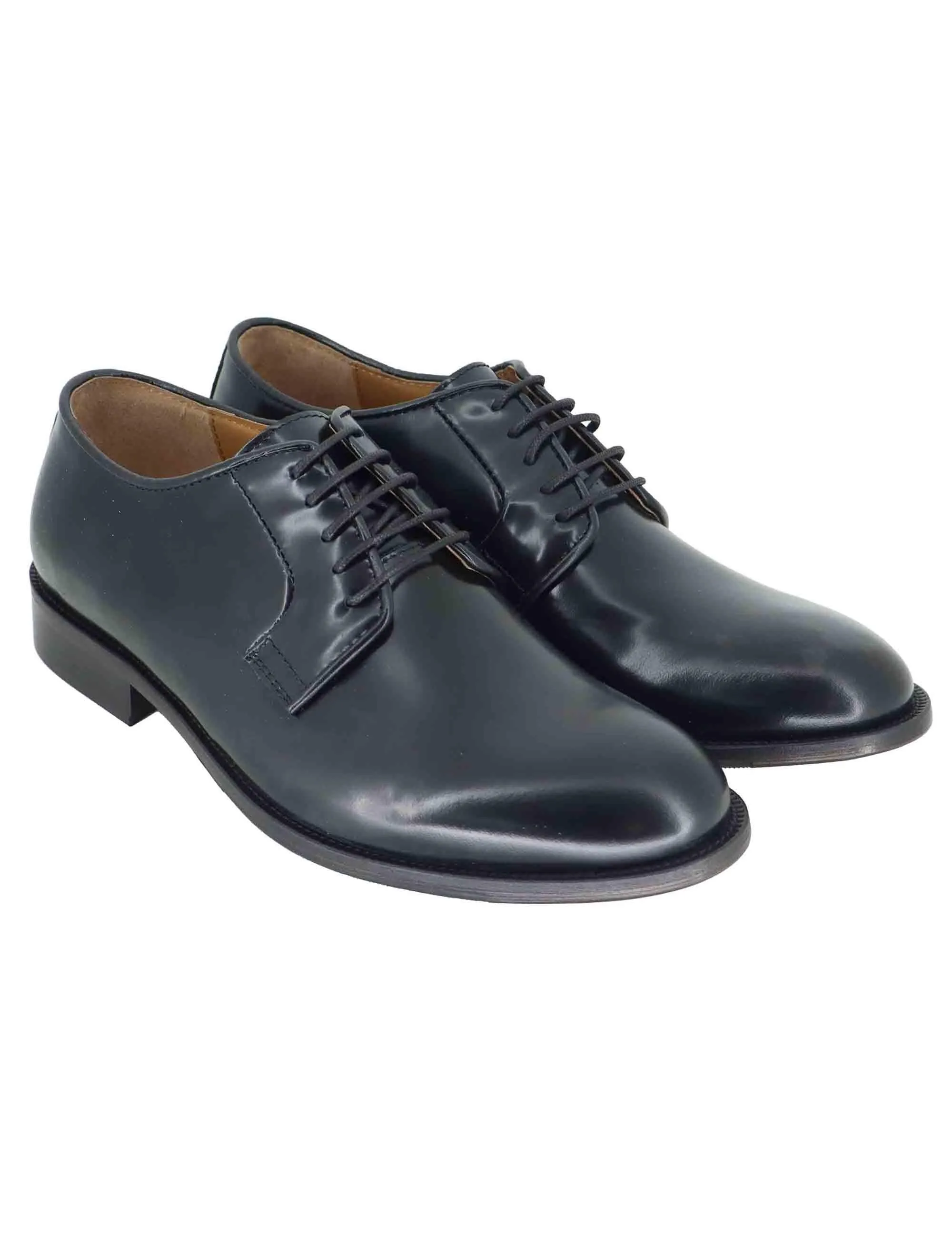 Stringate in pelle nera Uomo SPDU603 001 sold by Spatarella product image thumbnail 3