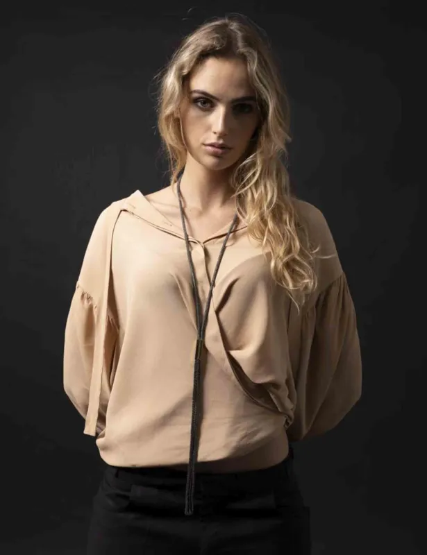 Collane in cristalli con nappione in acciaio Donna W26FOX02P 001 made by Spatarella