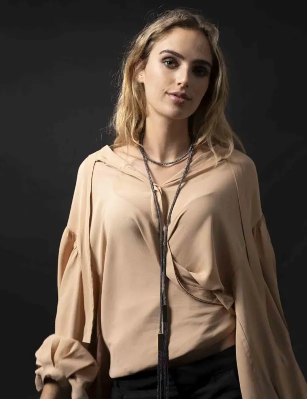 Collane  con nappe in acciaio Donna W26FOX01P 001 sold by Spatarella