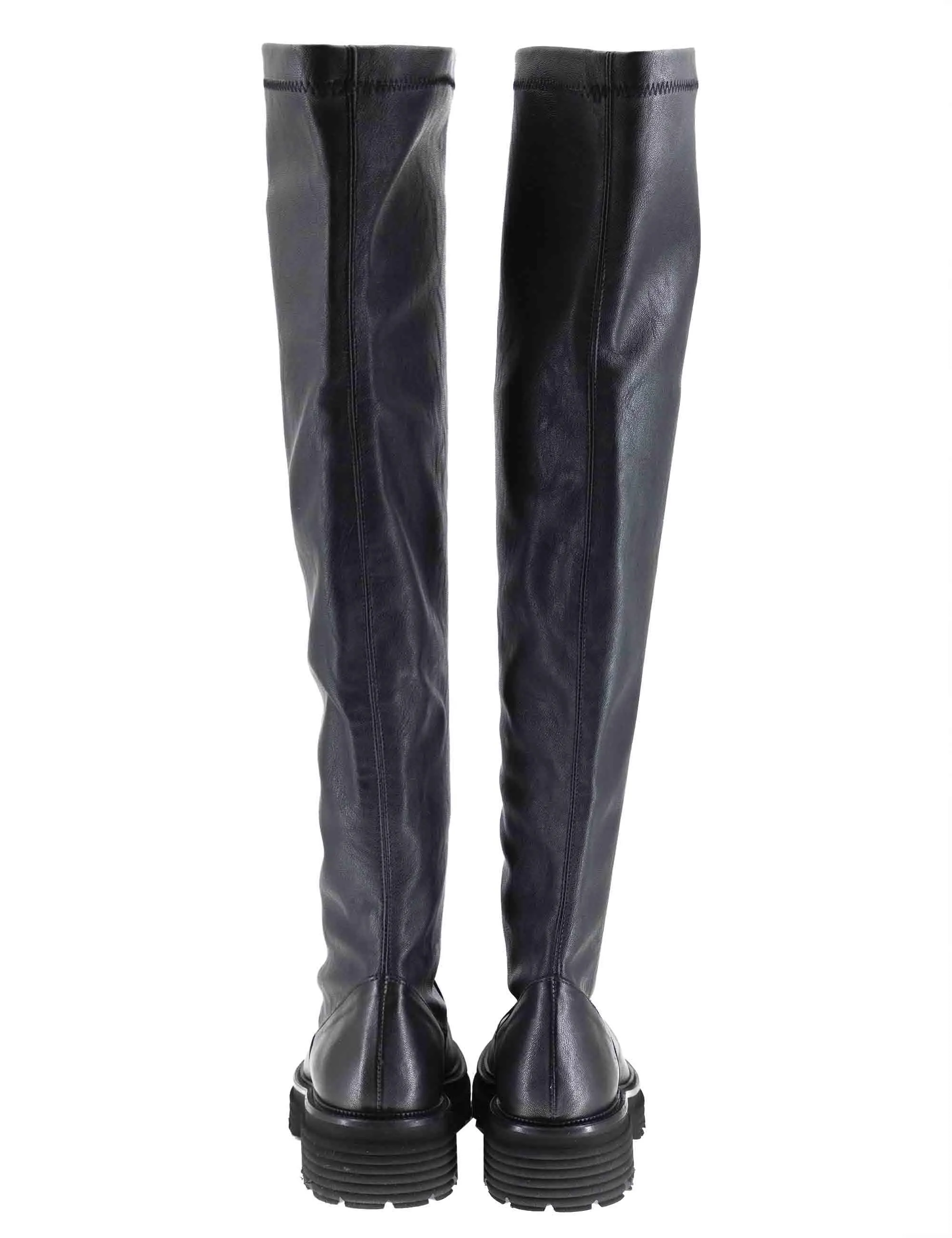 Stivali in pelle elasticizzata sopra al ginocchio Donna SP3280 001 sold by Spatarella product image thumbnail 5