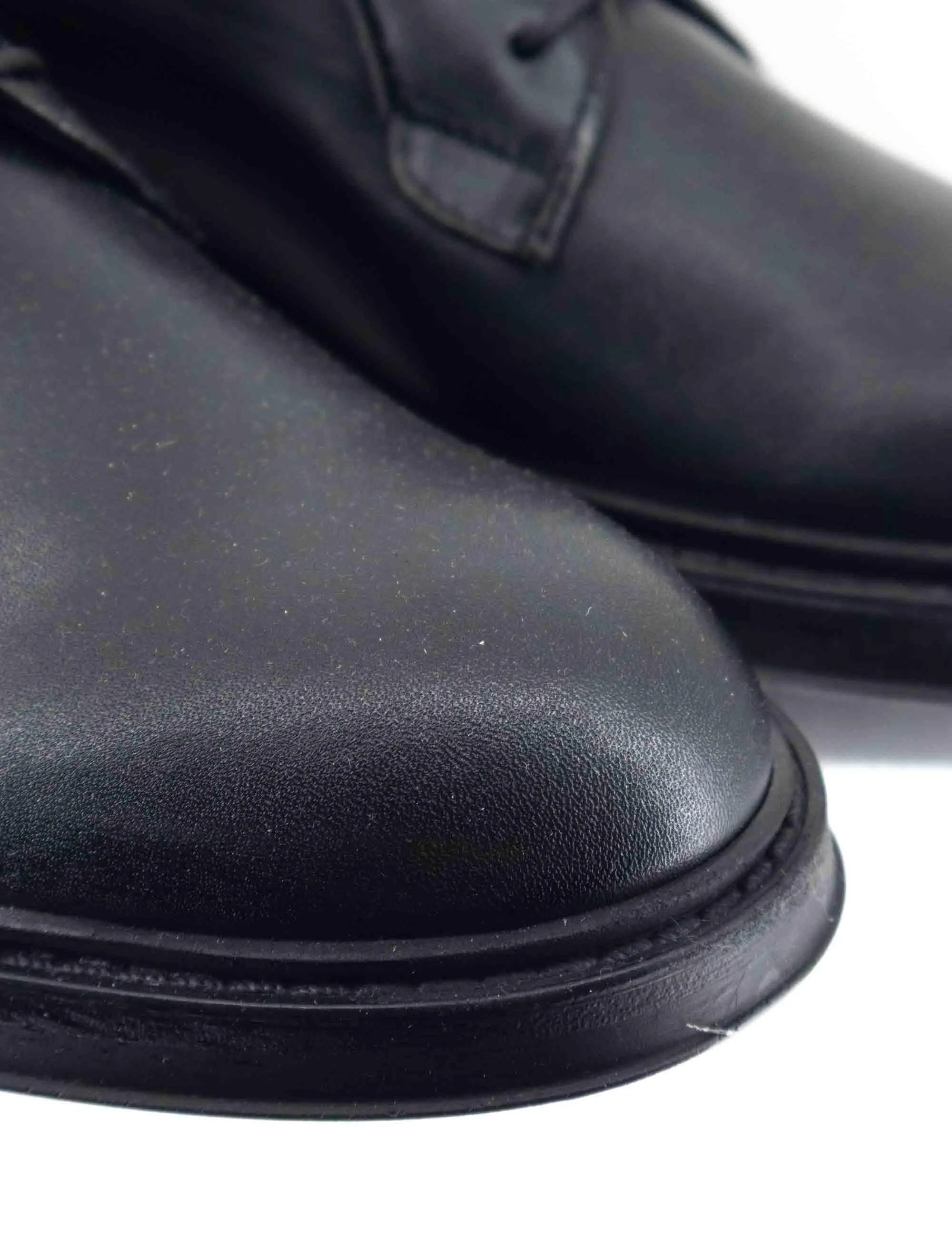 Stringate in pelle nera con suola cucita Uomo SP1145 001 sold by Spatarella product image thumbnail 4
