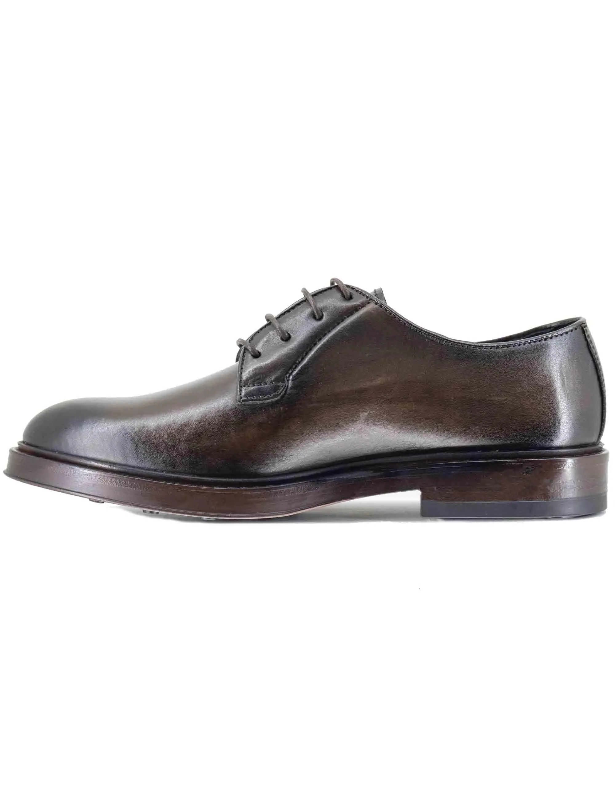 Stringate in pelle marrone con suola cucita Uomo SP1145 014 sold by Spatarella product image thumbnail 2