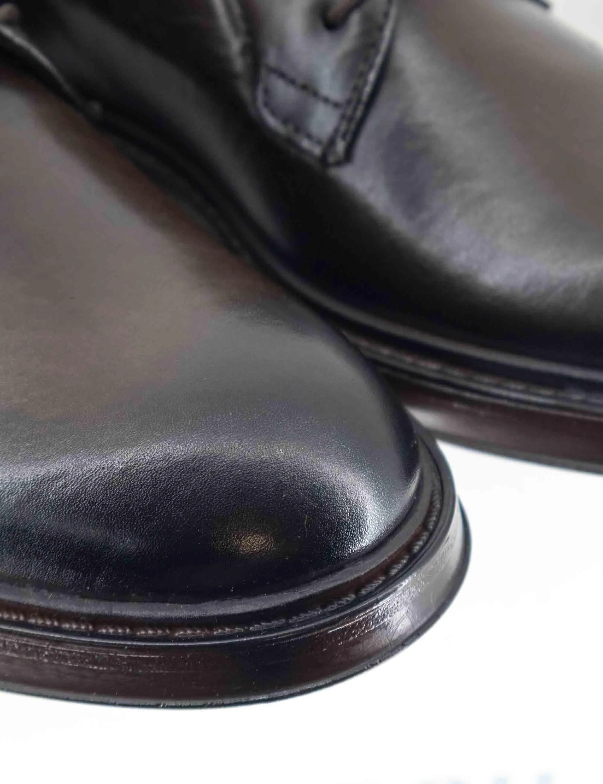 Stringate in pelle marrone con suola cucita Uomo SP1145 014 sold by Spatarella product image thumbnail 4