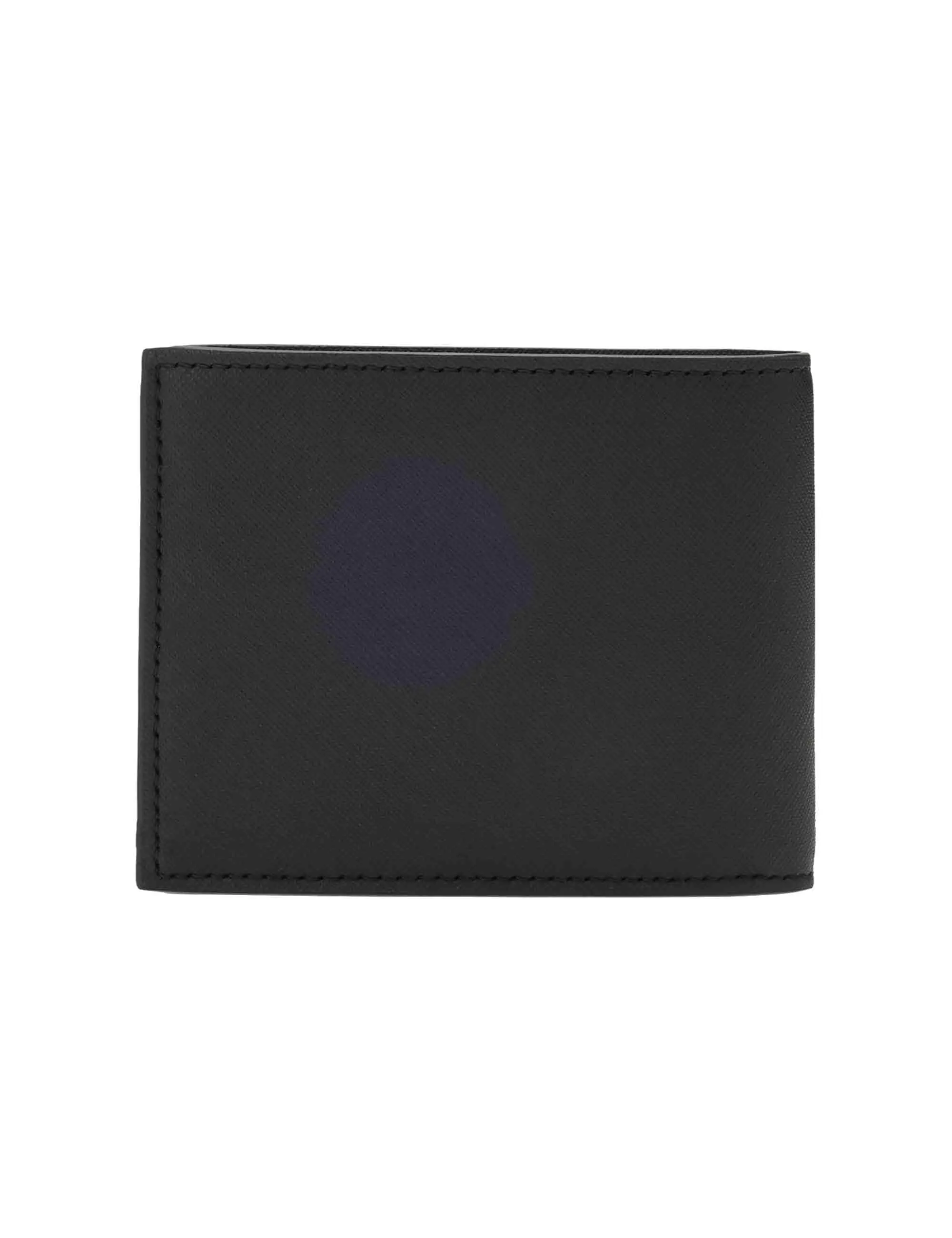 Portafogli in pelle nera con logo e doppio portatessere Uomo HBPU00014M 001 sold by Spatarella product image thumbnail 3