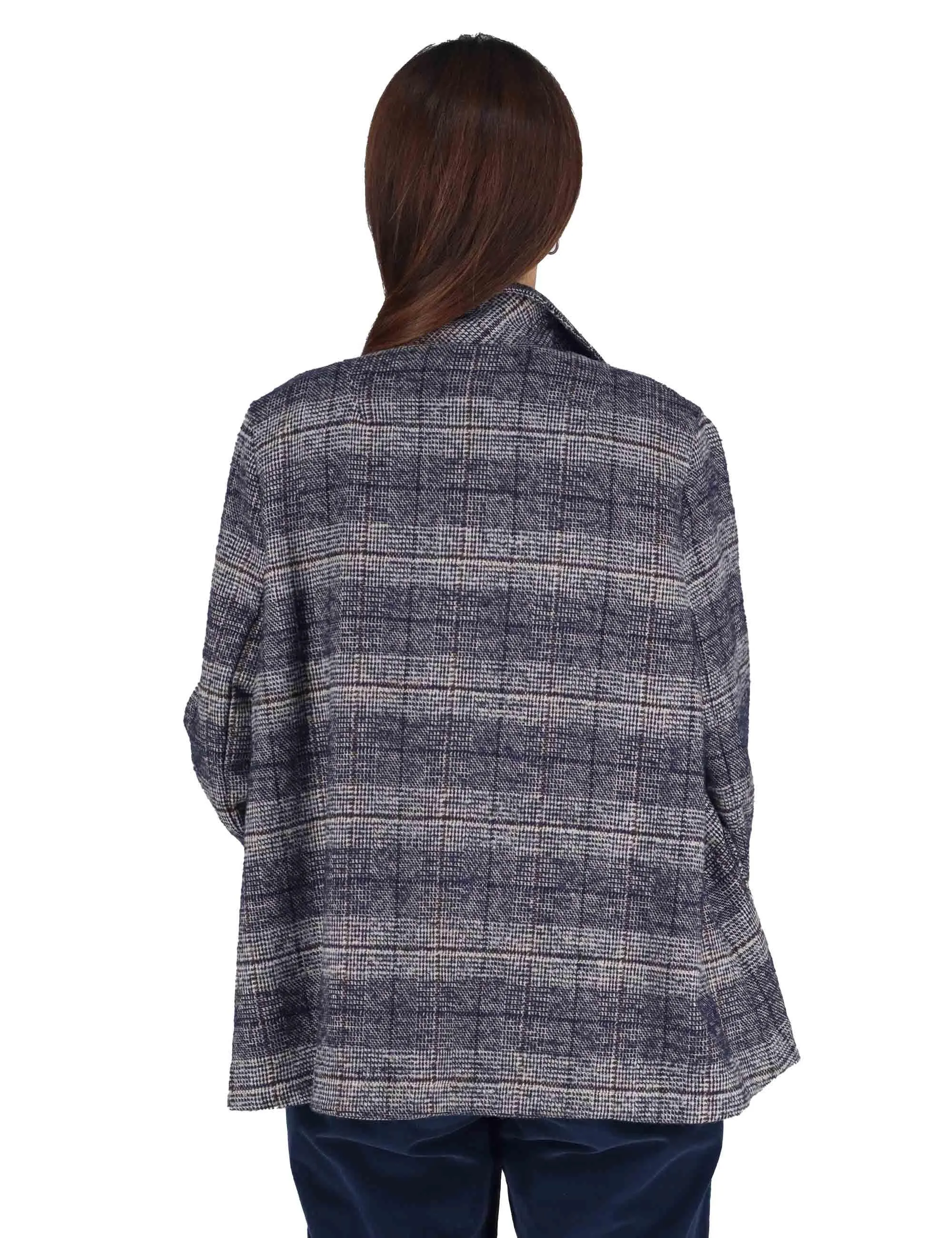 Giacche moopetto in lana blu Donna 3W25-BICE GALLE NIGHT sold by Spatarella product image thumbnail 4