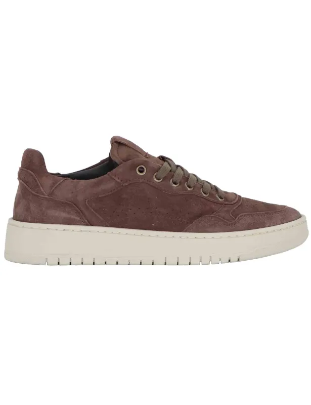 Sneakers in pelle marrone Uomo SPOR5540 014 sold by Spatarella