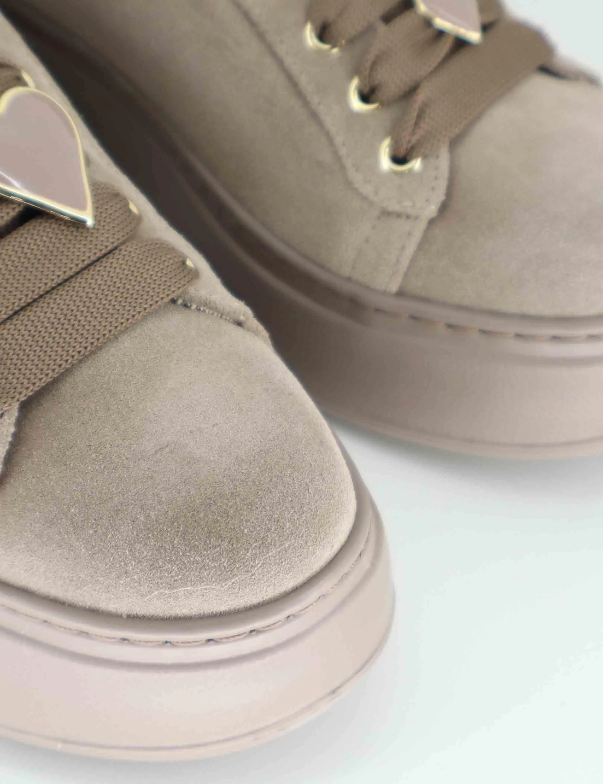 Sneakers in camoscio taupe con charms Donna PIA 430A sold by Spatarella product image thumbnail 5