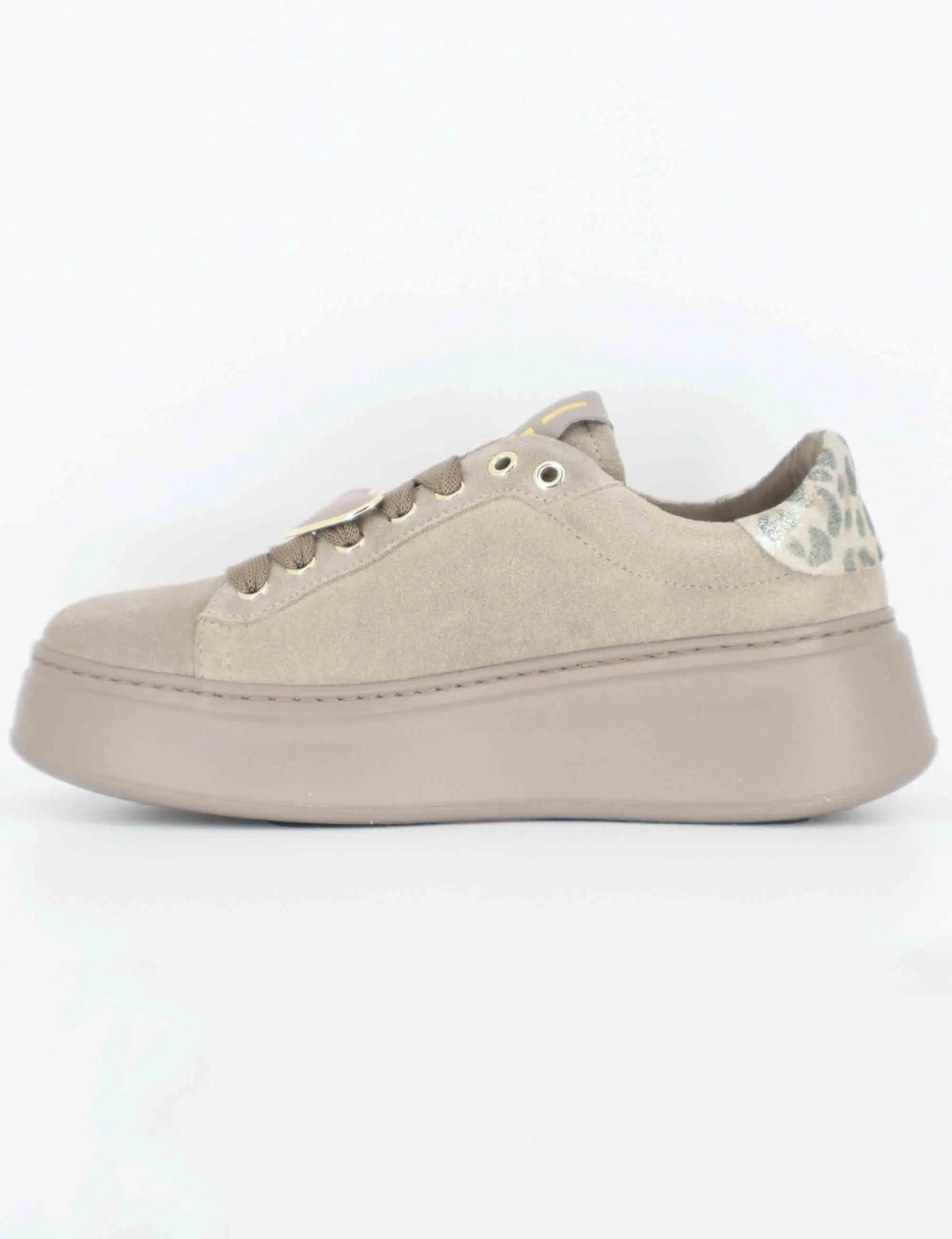 Sneakers in camoscio taupe con charms Donna PIA 430A sold by Spatarella product image thumbnail 2