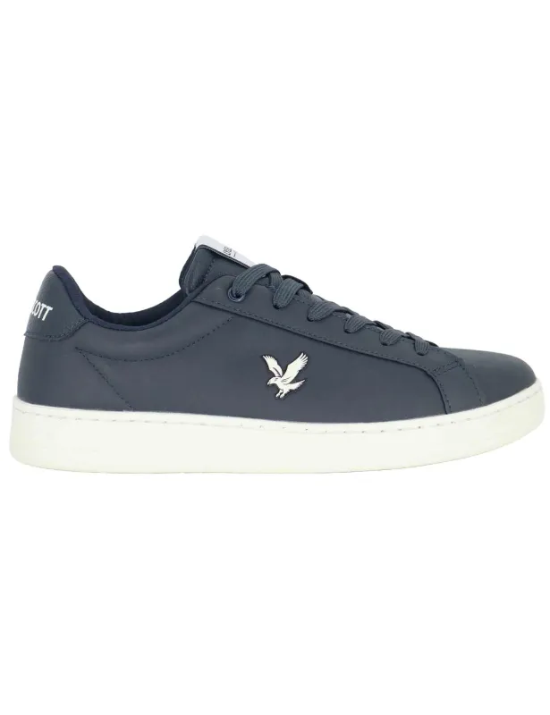 Sneakers in pelle blu logo laterale Uomo KALEB004 116 sold by Spatarella
