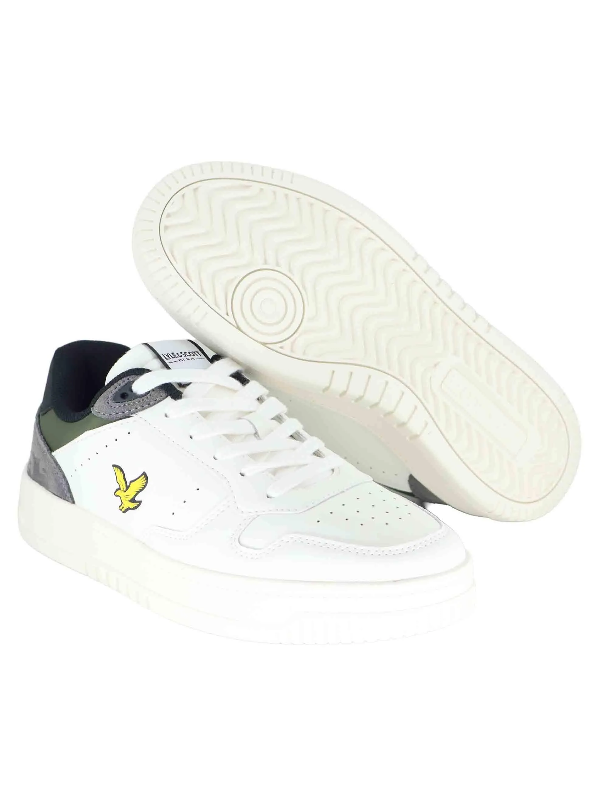 Sneakers in pelle bianca logo laterale Uomo ANDREW009 848 sold by Spatarella product image thumbnail 5