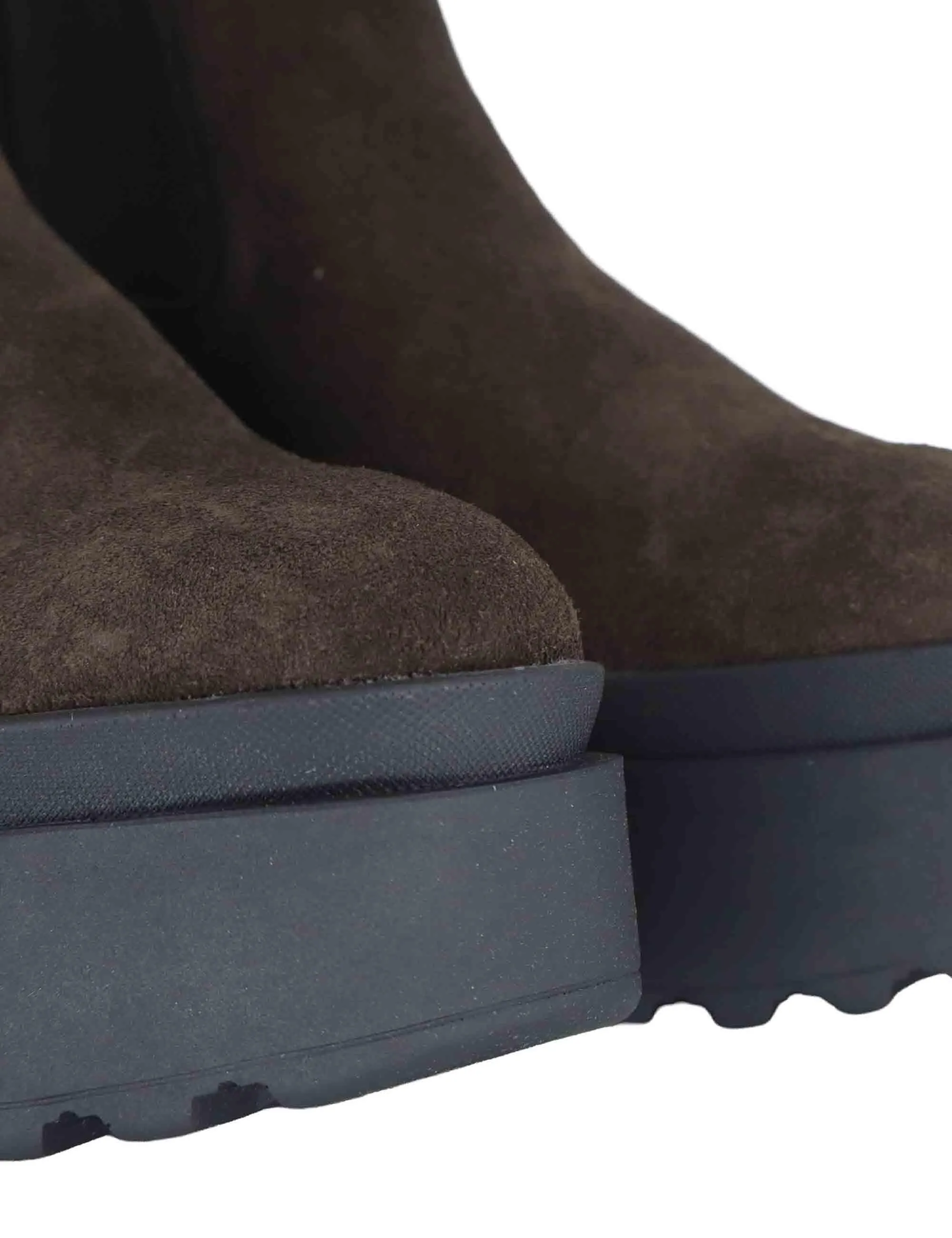 Chelsea boot in camoscio marrone con zeppa Donna JOLLY 8 014 sold by Spatarella product image thumbnail 4