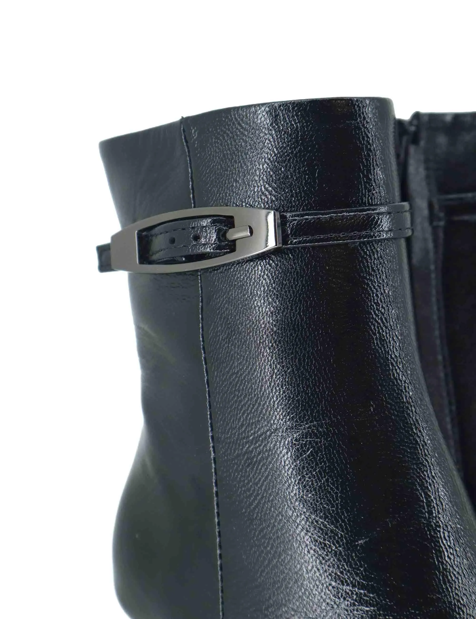 Stivaletti in pelle nera con tacco alto Donna R787 001 sold by Spatarella product image thumbnail 5