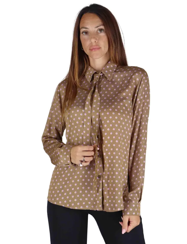 Camicie in viscosa naturale gialla Donna JABCM0025-F1438 1220 sold by Spatarella