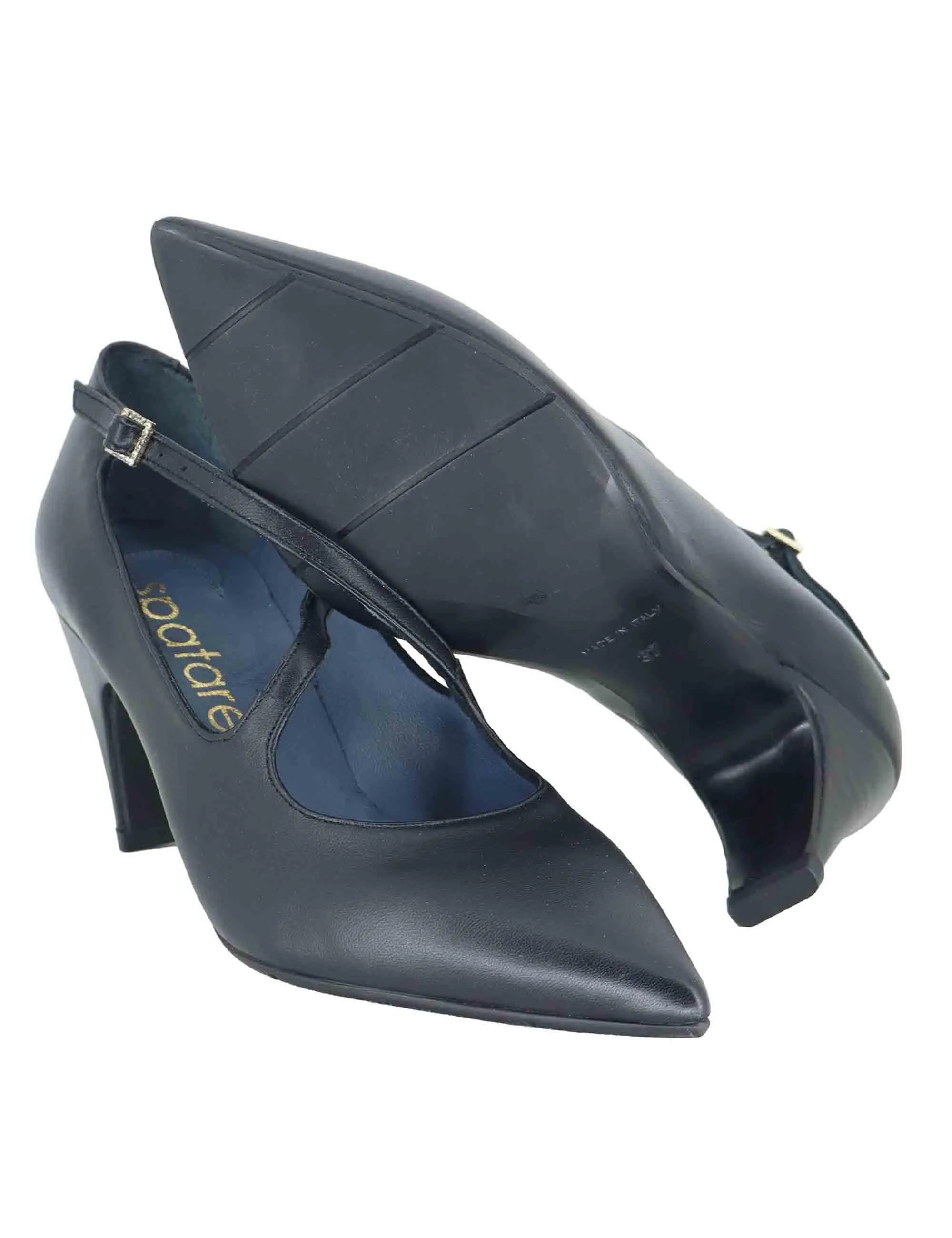 Decollete in pelle nera Donna SP2311 001 sold by Spatarella product image thumbnail 4