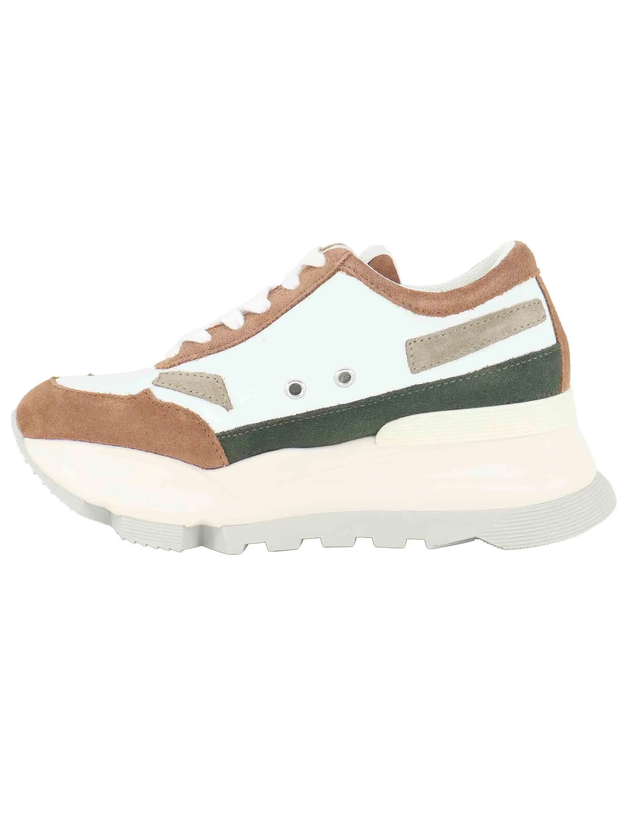 Sneakers donna in pelle bianca Donna 0304-84568 329BB sold by Spatarella product image thumbnail 2