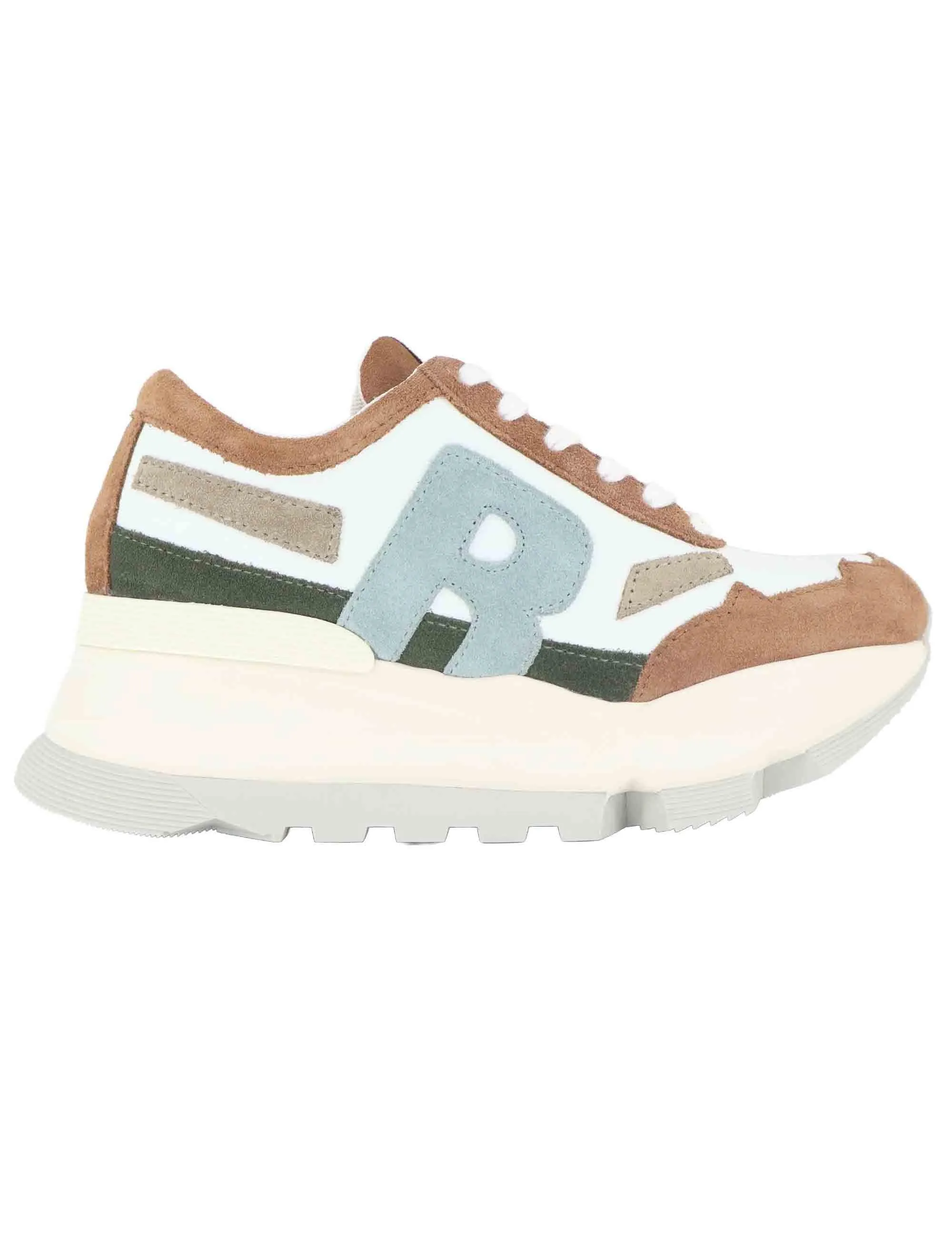 Sneakers donna in pelle bianca Donna 0304-84568 329BB sold by Spatarella