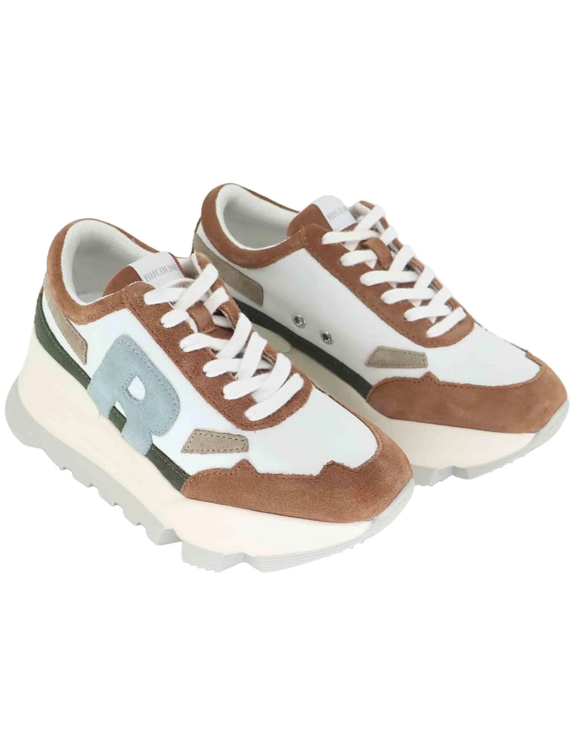 Sneakers donna in pelle bianca Donna 0304-84568 329BB sold by Spatarella product image thumbnail 3