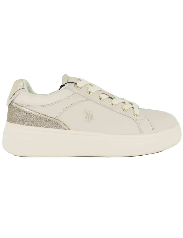 Sneakers donna in eco pelle beige Donna CODY015 LBE009 sold by Spatarella