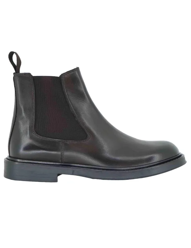 Chelsea boot in pelle marrone Uomo SP2320 014 made by Spatarella
