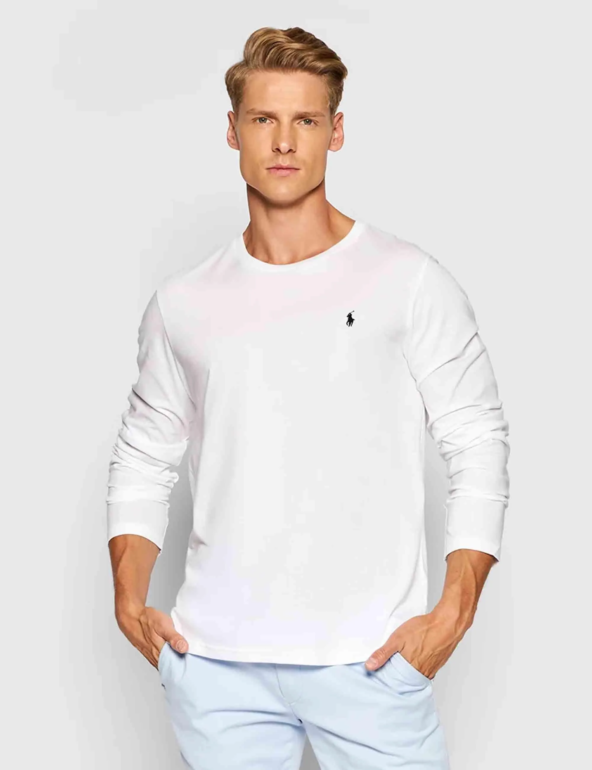 T-shirt Crew in cotone bianco Uomo 714844759004 WHITE sold by Spatarella