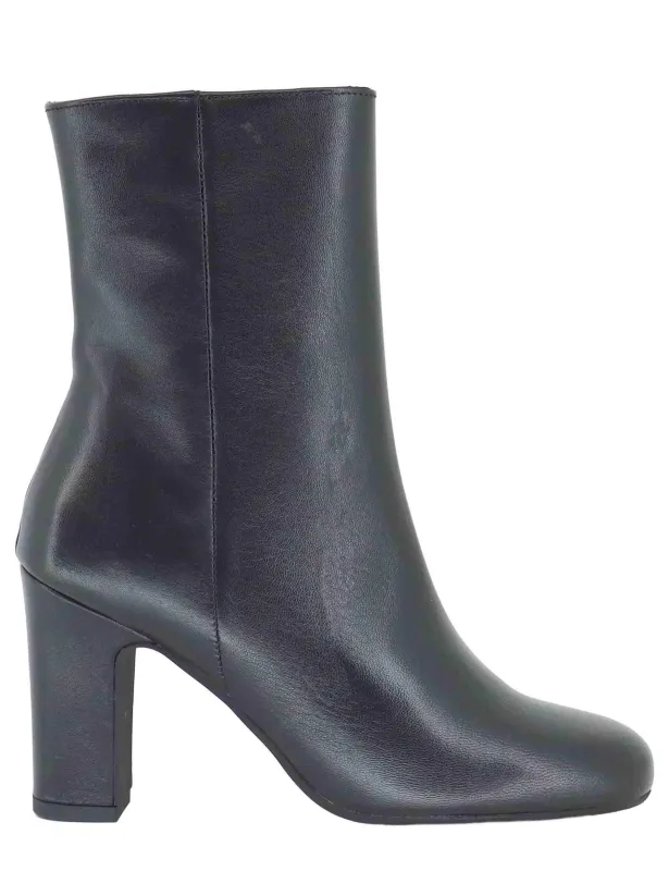 Stivaletti in pelle nera tacco alto Donna 3351 001 sold by Spatarella