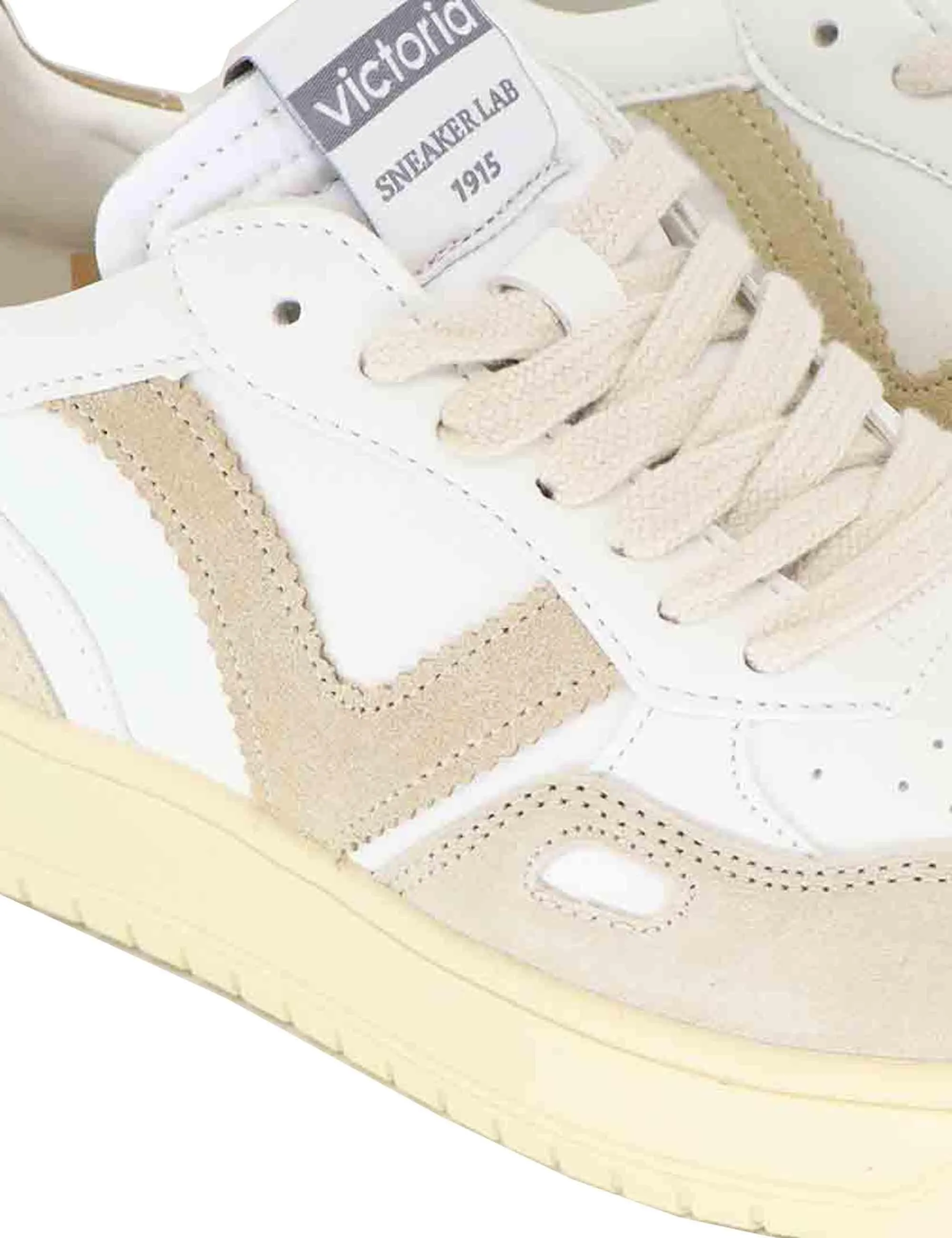 Sneakers Seul in pelle bianca Donna 1257136 Beige sold by Spatarella product image thumbnail 4