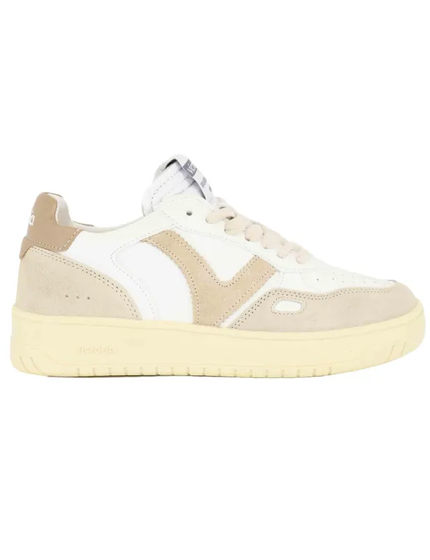 Sneakers Seul in pelle bianca Donna 1257136 Beige sold by Spatarella
