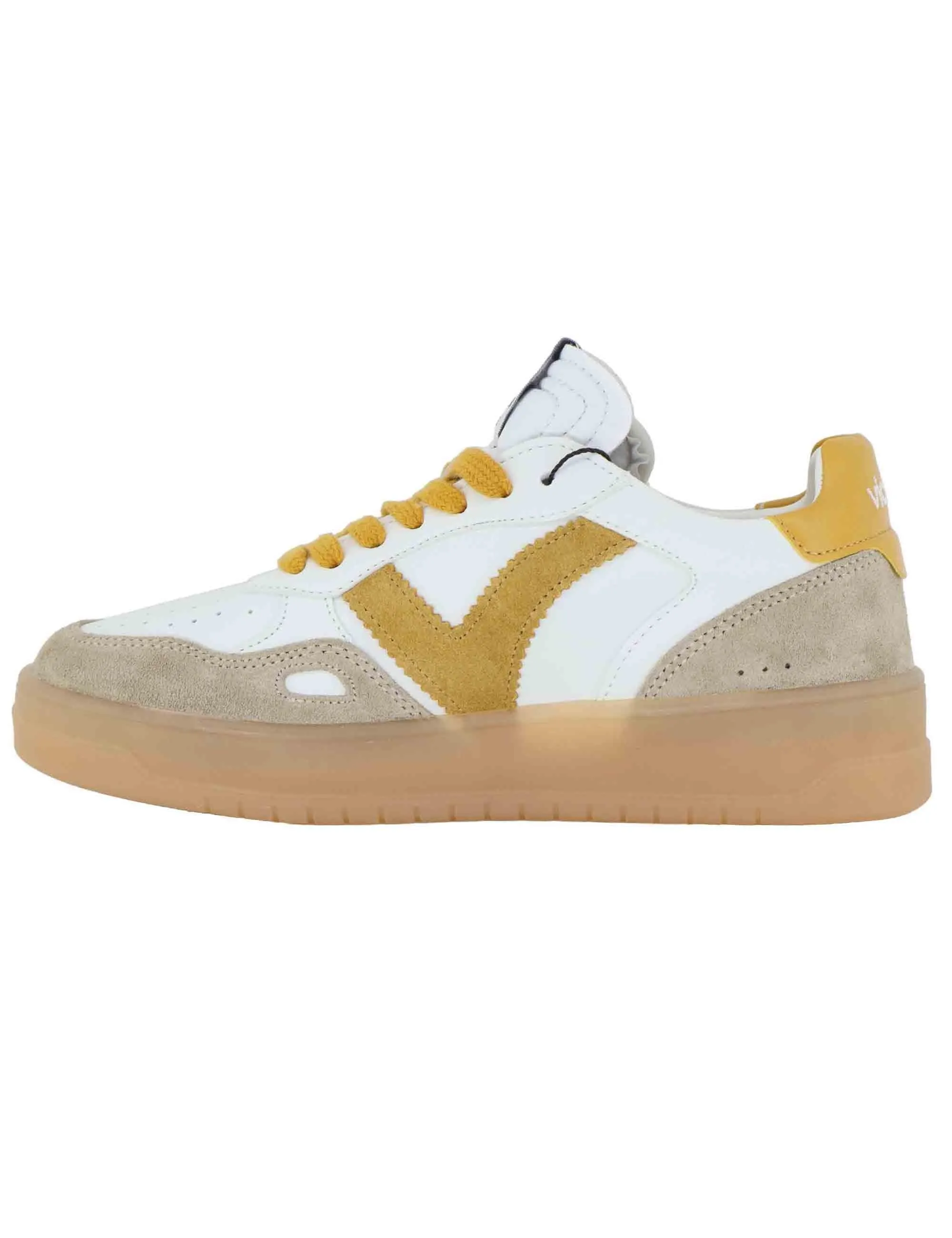 Sneakers Seul in pelle bianca Donna 1257125 Mostaza sold by Spatarella product image thumbnail 2